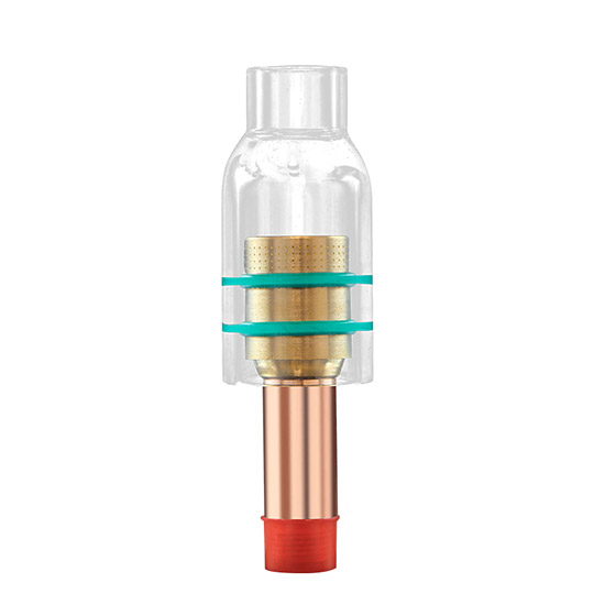 Transparent glass cover connector