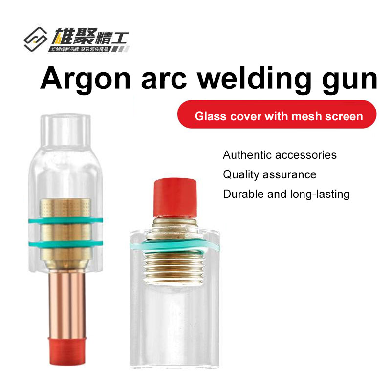 Transparent glass cover connector