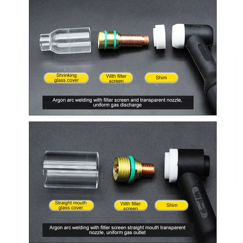 Transparent glass cover connector