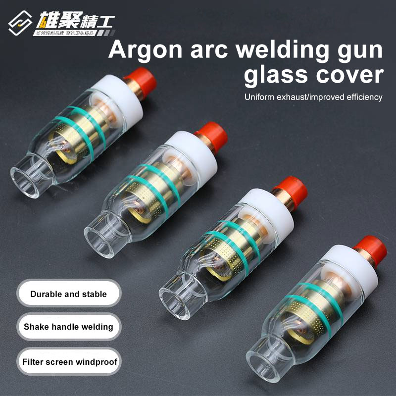 Transparent glass cover connector