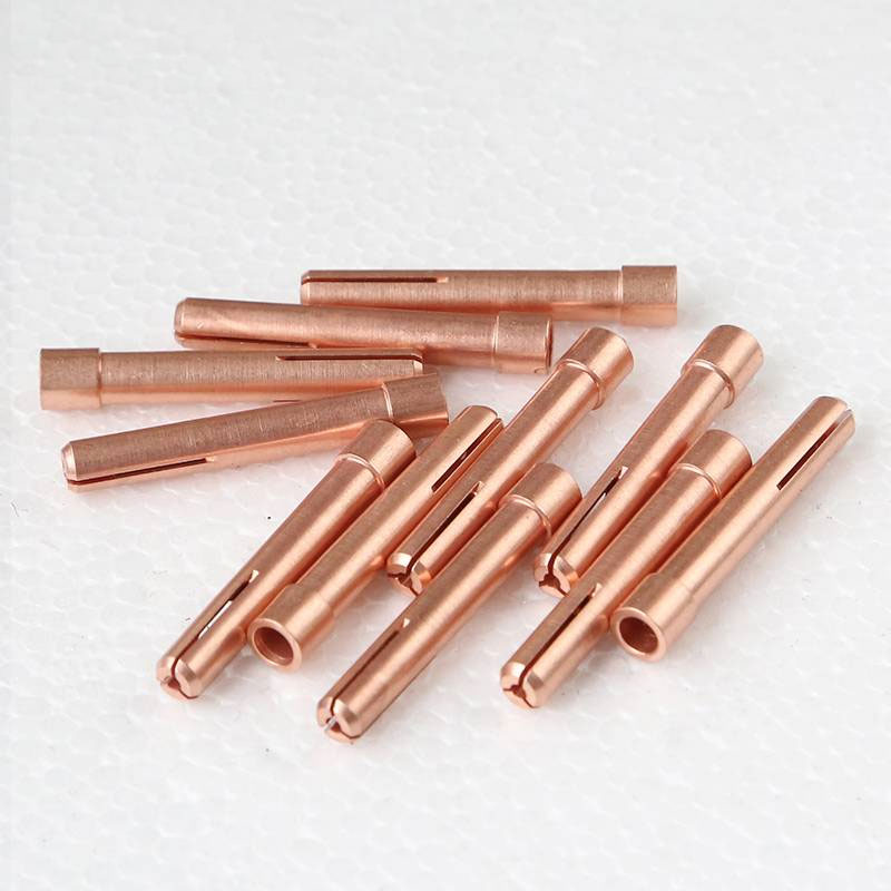 Tungsten electrode clamp